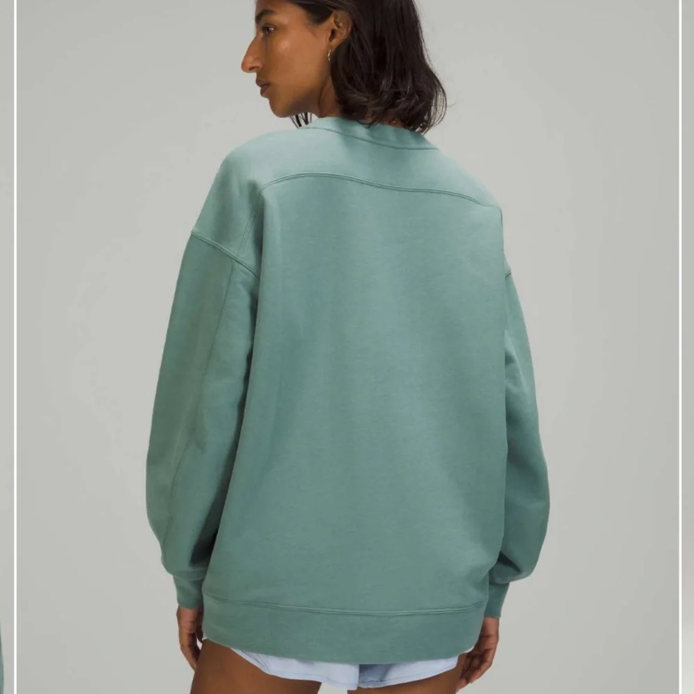Lululemon Perfectly Oversized Crew Tidewater Teal